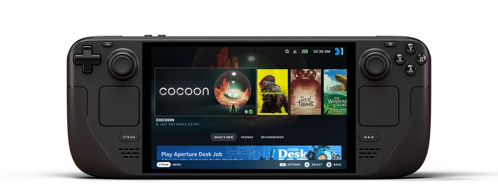 Steam Deck OLED — foto produk resmi VALVE